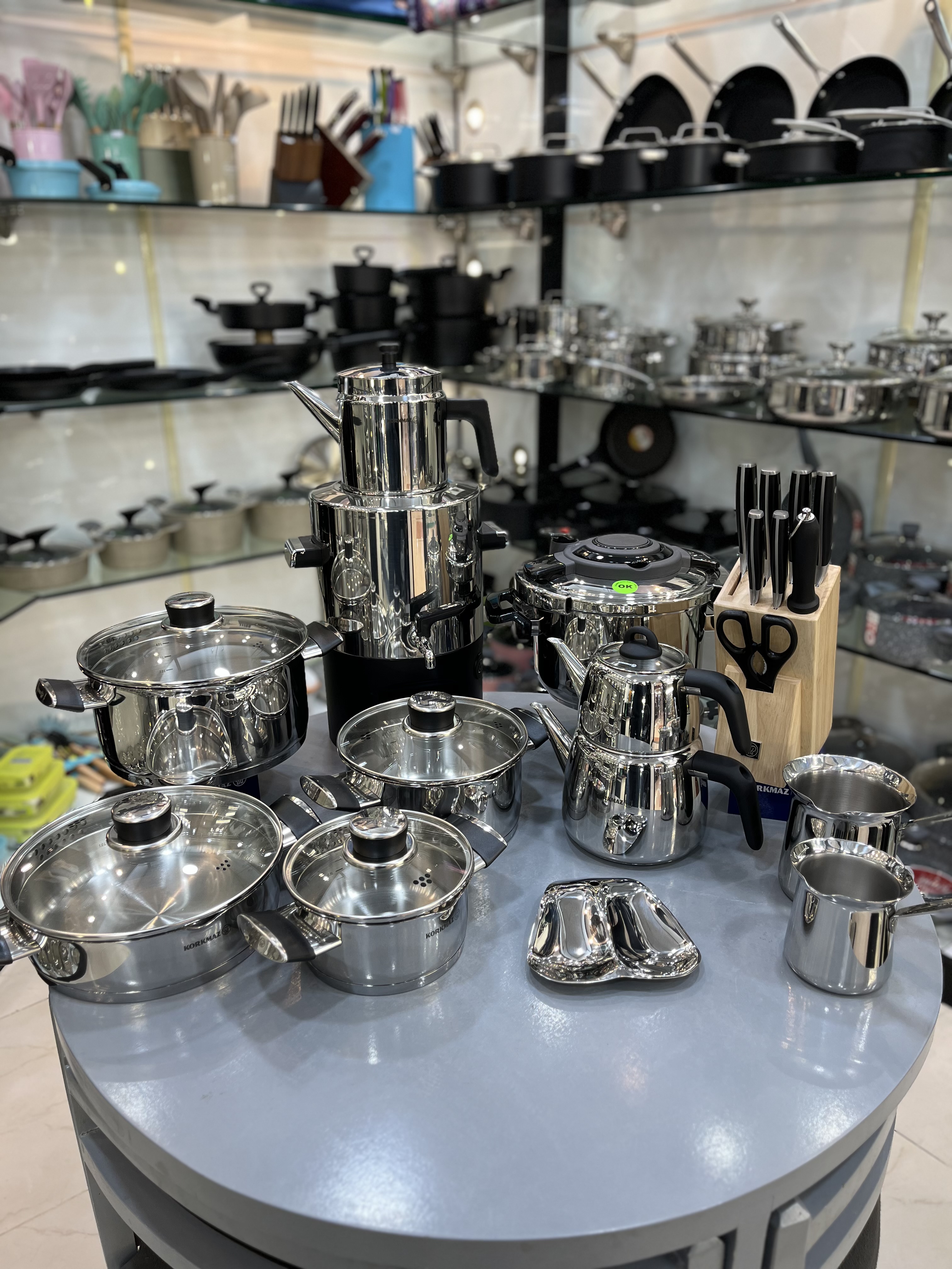 سرویس کامل کرکماز استیل مشکی